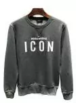 dsquared2 sweat new hiver icon dsq2 gris